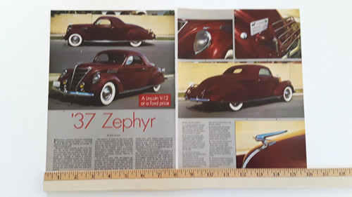1937 lincoln zephyr 12 - 1937, v-12