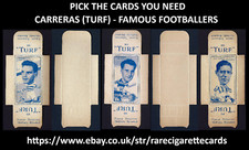 CARRERAS (TURF) - FAMOUS FOOTBALLERS - PICK THE CARDS YOU NEED