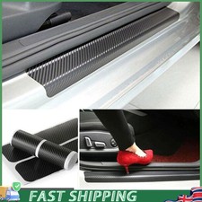 4x Carbon Scuff Car Fiber