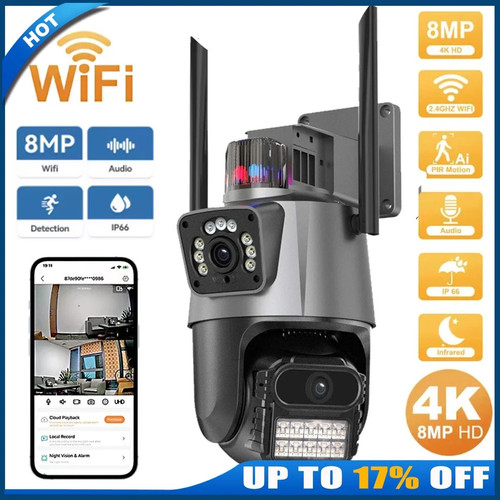 8mp wireless camera wifi - ip,