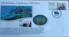 GREAT BRITAIN ;2025 40th ANNIVERSARY THE DISCOVERY OF RMS TITANIC SPECIAL COVER
