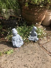 Buddha & Oriental Garden Ornament Statue Zen Decor Oriental Pair
