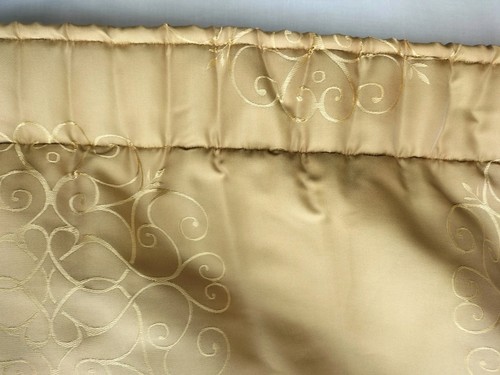 Curtains gold silk thermal - ,