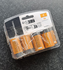 Amazon Basics C Alkaline Batteries – Pack of 8 – 1.5V