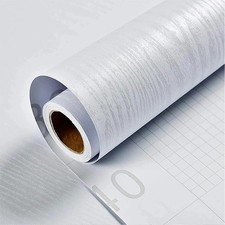 White Wood Grain Vinyl Wrap