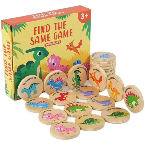 Montessori dinosaur memory - montessori,
