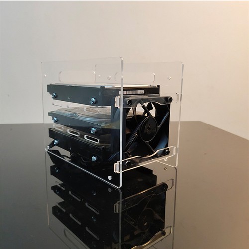 Clear disk test bench case - clear,