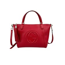 Gucci Soho Red Leather Handbag