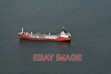 PHOTO  LPG TANKER HAPPY BEAR IN THE HUMBER MOUTH NEAR BULL SAND FORT: AERIAL 201