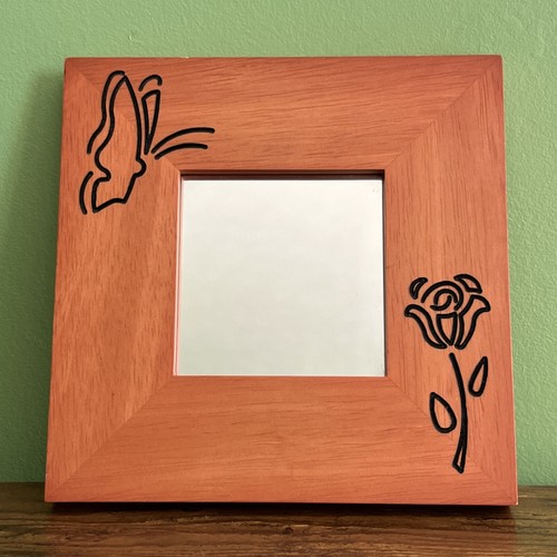 Framed mirror cottagecore - mirror,