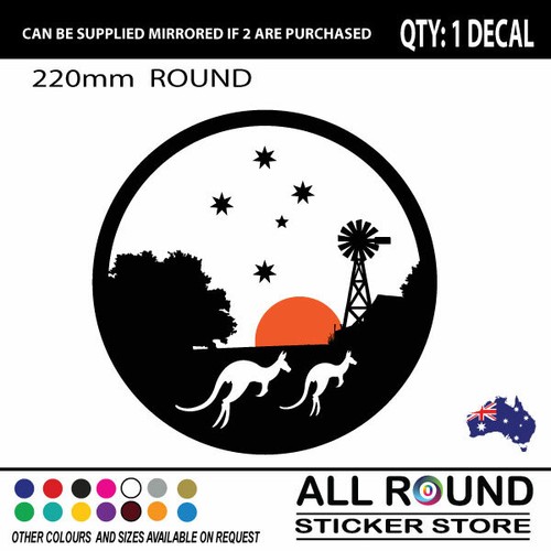 Australian decal kangaroo - decal,