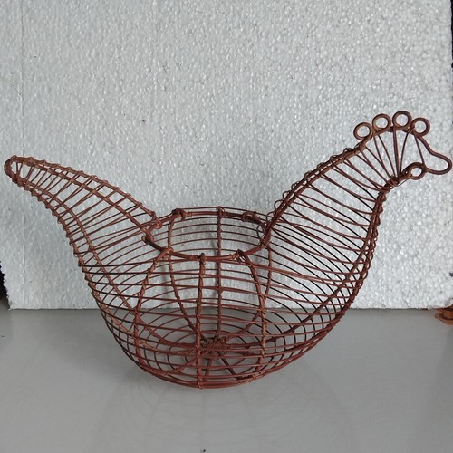 Metal wire egg - egg, basket