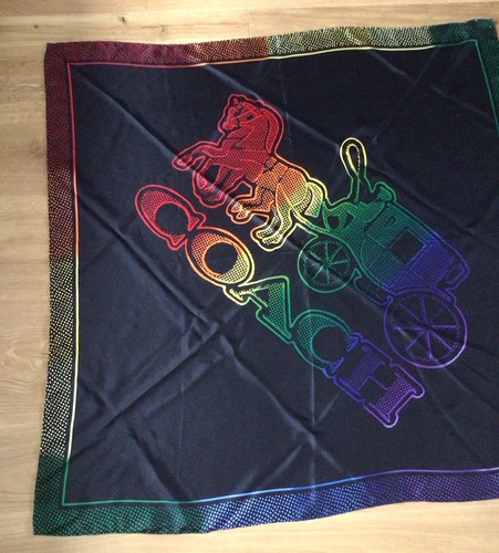 Coach silk scarf - scarf, &