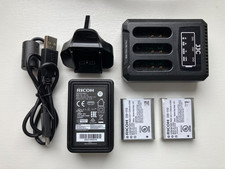 Genuine RICOH DB-110 Batteries / RICOH USB power adaptor / JJC USB charger