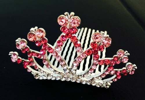 Butterfly small tiara comb - butterfly,