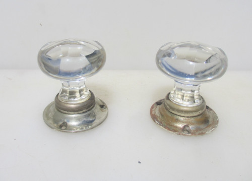 Vintage glass door handles - vintage,
