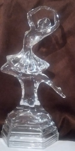Vintage crystal ballerina - vintage,