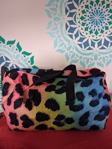 Rainbow leopard print sports - rainbow,