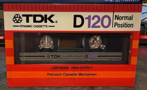 Tdk 120 sealed blank audio - d,