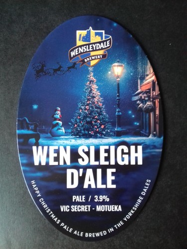 Wensleydale brewery hand pump - wensleydale,