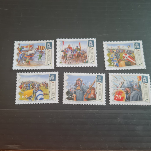 Alderney 2016 580 585 950th - sg, 580-585