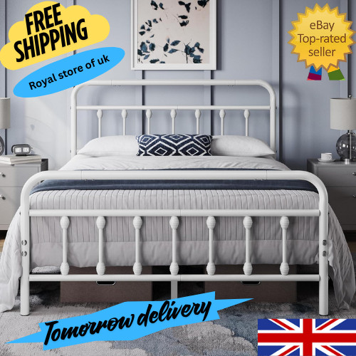 4ft6 double bed frame vintage - 4ft6,