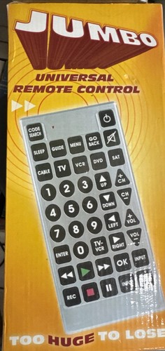 Jumbo universal remote control - jumbo,