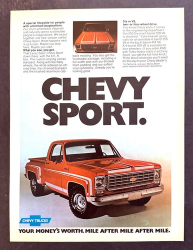 1976 chevy sport stepside - 1976,