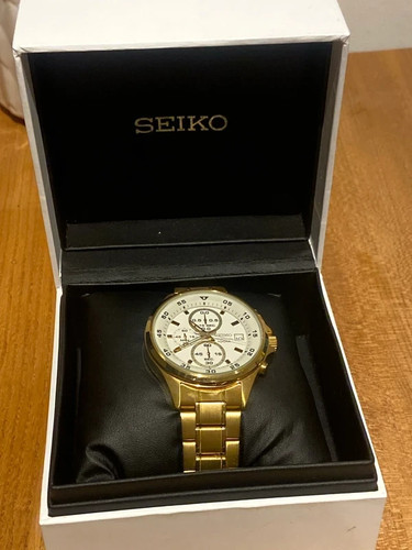 Seiko 4t57 00k8 gold - 4t57-00k8,