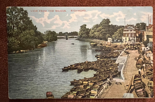 Antique postcard richmond - postcard,