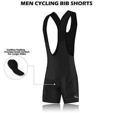 Mens Cycling Bib Shorts Padded