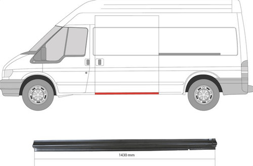 Transit sill under sliding - transit, 00-