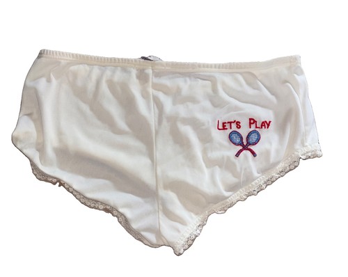 Vtg loomtogs tennis white - loomtogs,