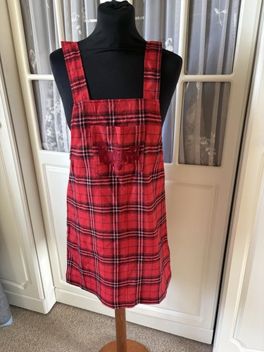 Bratz red tartan pinafore - tartan,