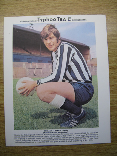Malcolm macdonald typhoo tea - macdonald,