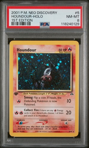Psa houndour holo 1st - psa, 8