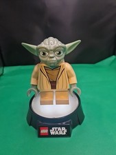 Lego Star Wars Yoda LED Night Light Desk Lamp or Torch 2013 LEGO Group Working