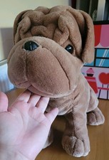 20" Shar Pei Dog Sharpei Sitting  Puppy Soft Toy Plush  Large