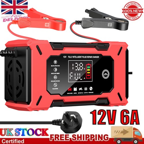 12v car battery - 12v, charger