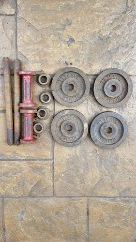 Vintage weider barbell pre - barbell,