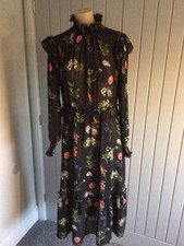 TED BAKER Ladies Midi Dress Sz