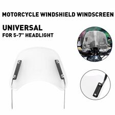 Motorcycle Windshield UK Front Wind Screen Deflector Windscreen Universal Sturdy