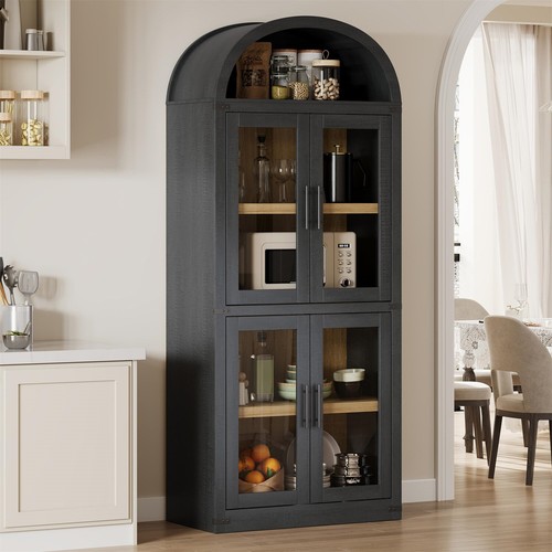Tall arched bookcase - arched,
