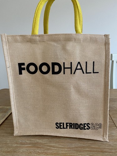 Selfridges jute bag - selfridges, wine