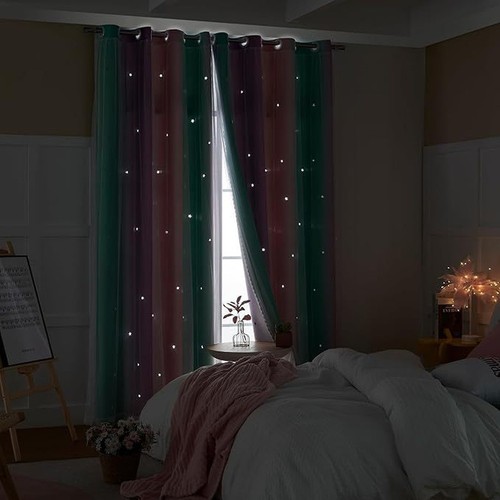 Whimsical starry night - starry,