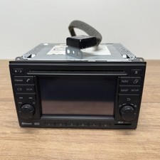 NISSAN QASHQAI SAT NAV HEAD UNIT 25915BH20C WITH CODE AND GPS AERIAL