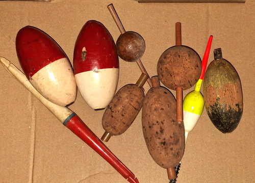 Lot vintage cork plastic - lot, of