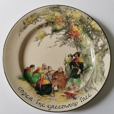 Vintage Royal Doulton Under The Greenwood Tree 25cm Tiny Marks Otherwise Good