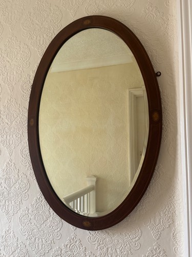 Vintage oval style dark - style,