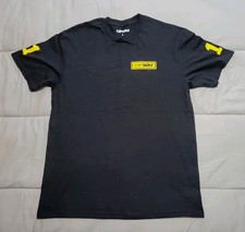 Liv Golf Black T Shirt- Large Mens Rare Golf PGA Tour Masters Open Ryder Cup